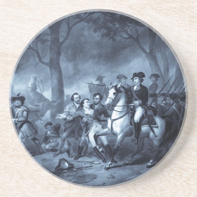 George Washington as a Soldier coaster (Front)