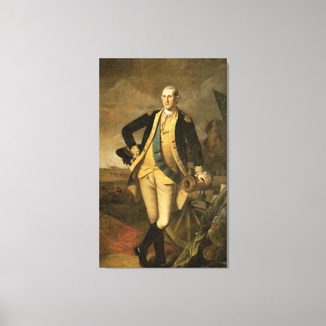 George Washington at Princeton, 1779 Canvas Print (Front)