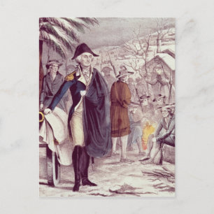 George Washington at Valley Forge Postcard