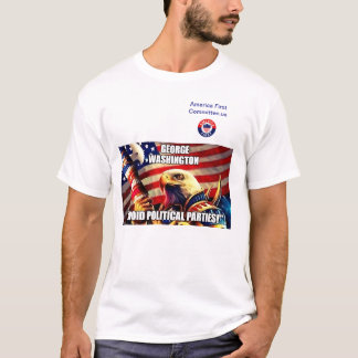 George Washington "Avoid Political Parties"  T-Shirt