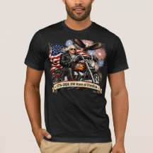 George Washington Biker Patriotic 4th of July