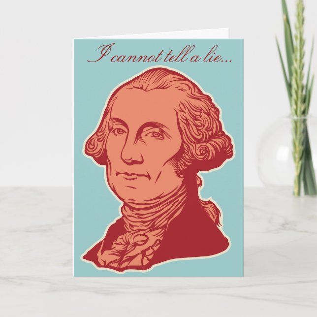 George Washington Birthday Card (Front)