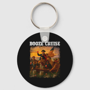 George Washington Booze Cruise Red Cups 1 Key Ring