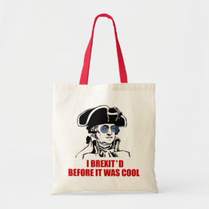 George Washington Brexit 1776 EU Flag Sunglasses Tote Bag
