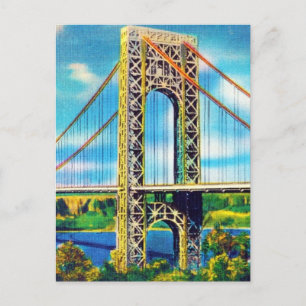 George Washington Bridge, New York City Postcard