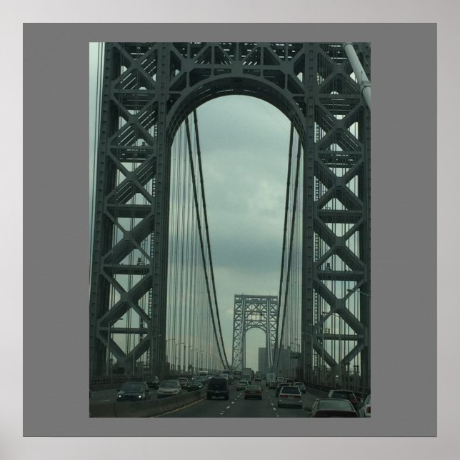 George Washington Bridge Photo Poster (Front)