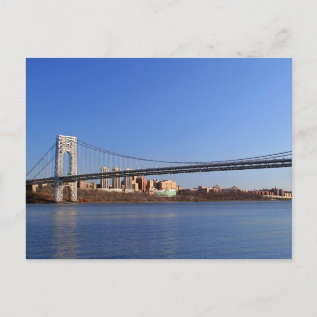 George Washington Bridge Postcard (Front)