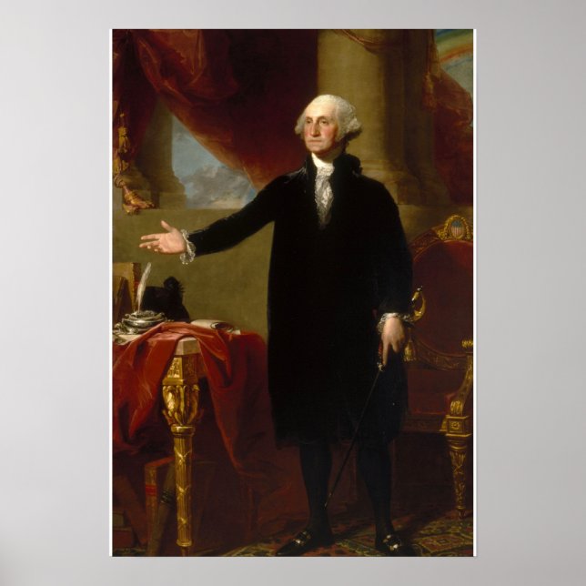 George Washington by Gilbert Stuart Poster (Front)