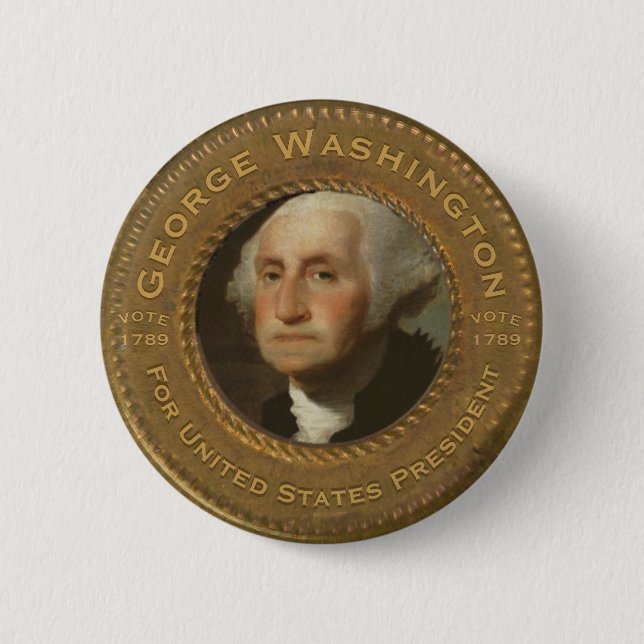 George Washington Campaign Button (Front)