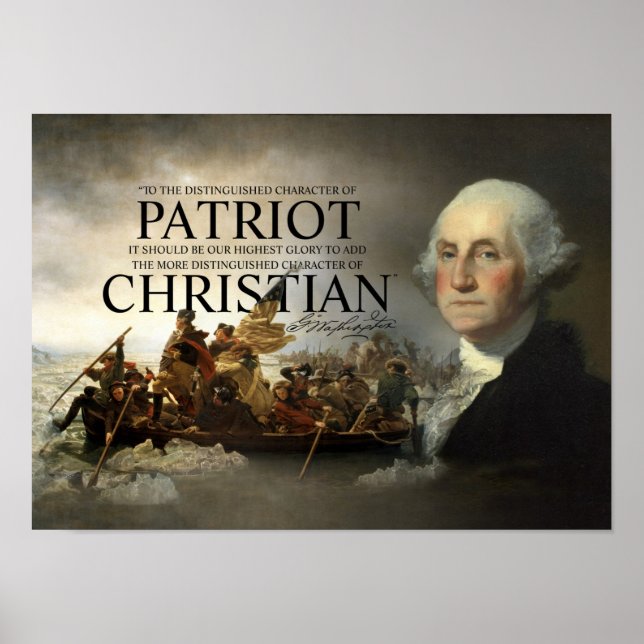 George Washington, Christian Patriot Poster (Front)