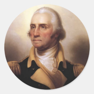 George Washington Classic Round Sticker