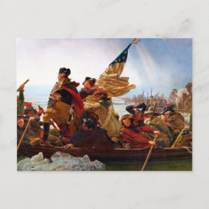George Washington Crossing Of The Delaware River Postcard