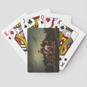 George Washington Crossing the Delaware River Playing Cards