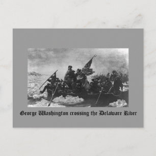 George Washington crossing the Delaware River Postcard