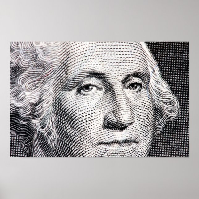 george washington dollar bill poster (Front)