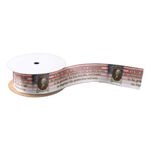 George Washington - Faith Satin Ribbon