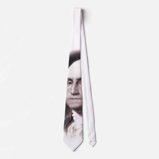 George Washington fine steel engraving Tie (Front)
