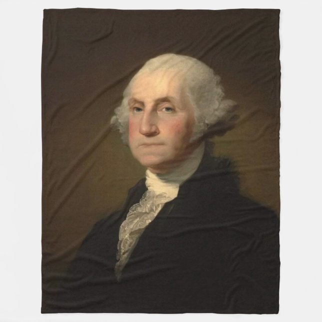 GEORGE WASHINGTON FLEECE BLANKET (Front)