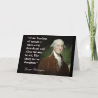 George Washington Freedom of Speech Quote
