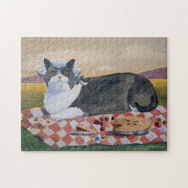 George Washington Funny Cat Jigsaw Puzzle (Horizontal)