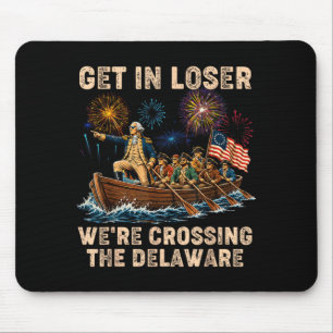 George Washington Get In Crossing The Delaware Mouse Mat