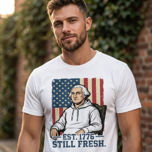George Washington Glow-Up 250th Anniversary T-Shirt