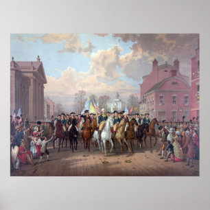 "George Washington in New York" poster/print Poster
