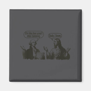George Washington Jesus Funny Historical Religious Magnet