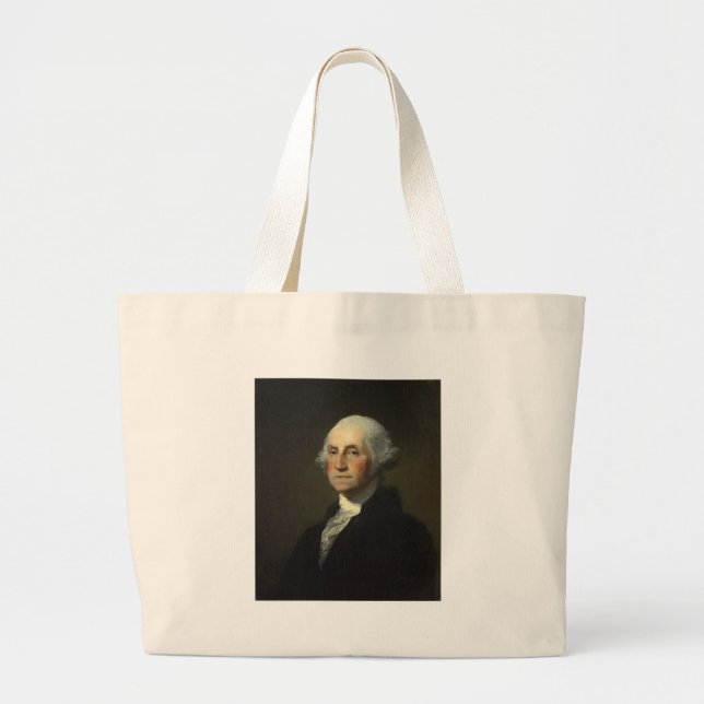 George Washington Large Tote Bag (Front)