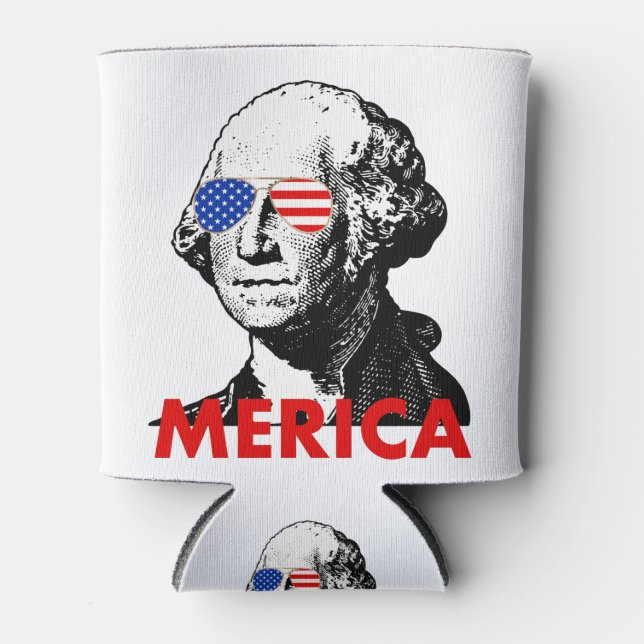 george washington merica can cooler (Front)
