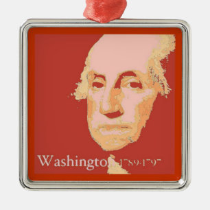 George Washington Metal Tree Decoration
