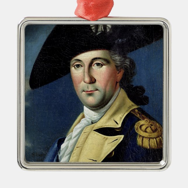 George Washington Metal Tree Decoration (Front)