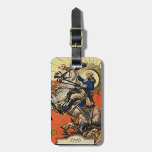 George Washington on Horseback Luggage Tag