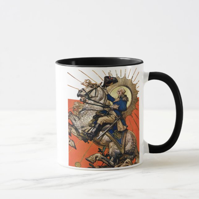 George Washington on Horseback Mug (Right)