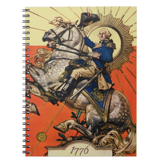 George Washington on Horseback Notebook (Front)