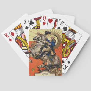 George Washington on Horseback Playing Cards