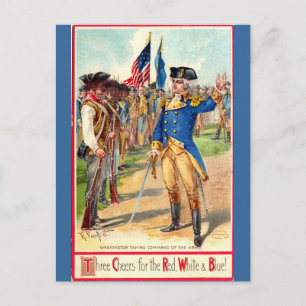 George Washington Patriotic Postcard