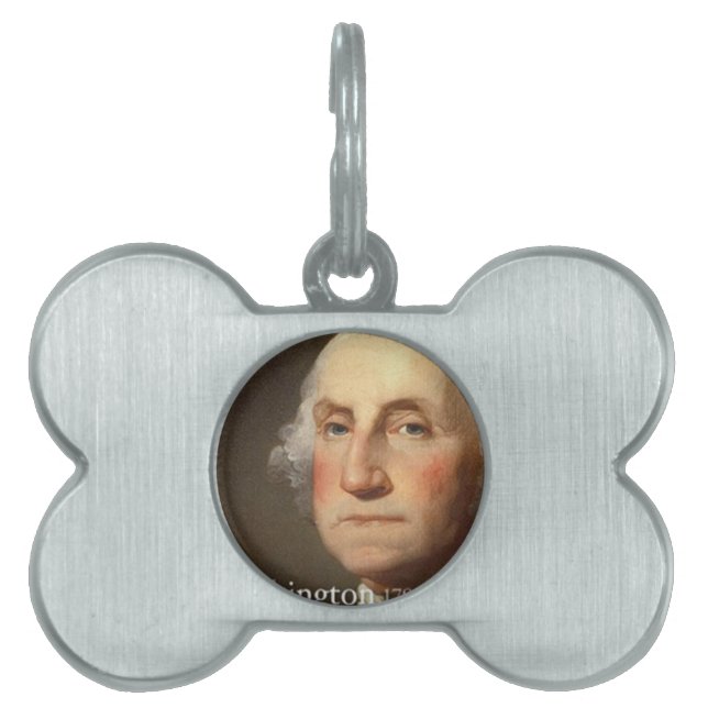 George Washington Pet ID Tag (Front)