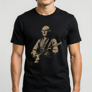 George Washington Playing Guitar T-Shirt