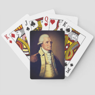 George Washington portrait (1790) Playing Cards