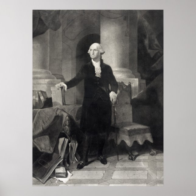 "George Washington Portrait" poster/print Poster (Front)