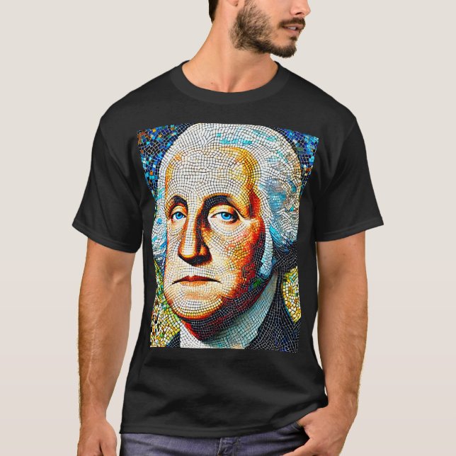 George Washington portrait T-shirt  (Front)