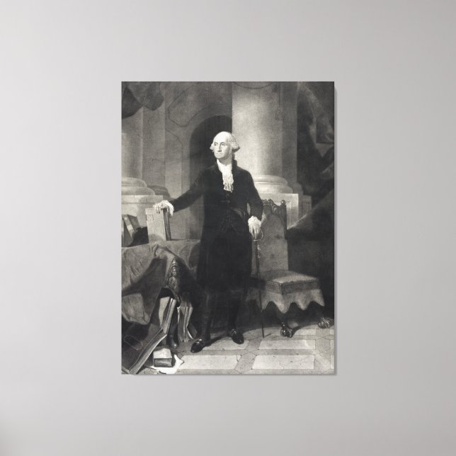 "George Washington Portrait" wrapped canvas print (Front)