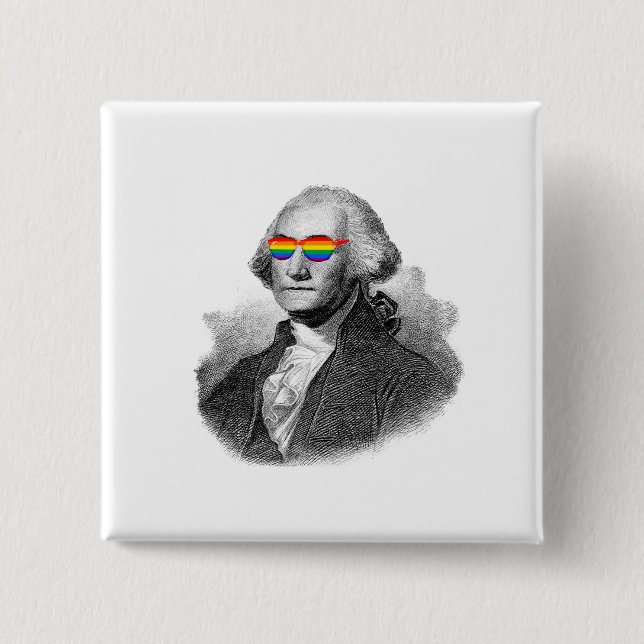 George Washington Pride 15 Cm Square Badge (Front)