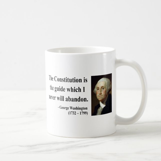 George Washington Quote 4b Coffee Mug (Right)
