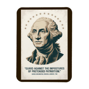 George Washington Quote American President Art Magnet