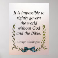 George Washington Quote Government and Religion 