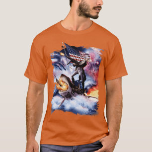 George Washington Riding Shark T-Shirt