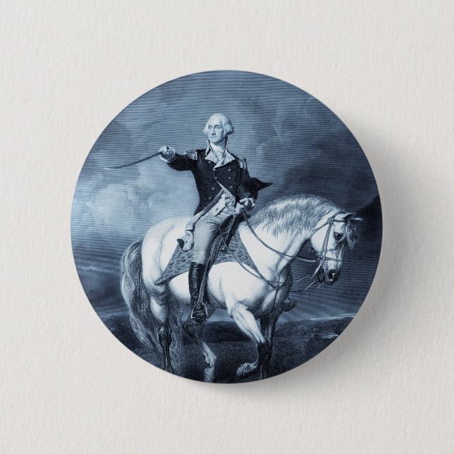 George Washington Salute button (Front)