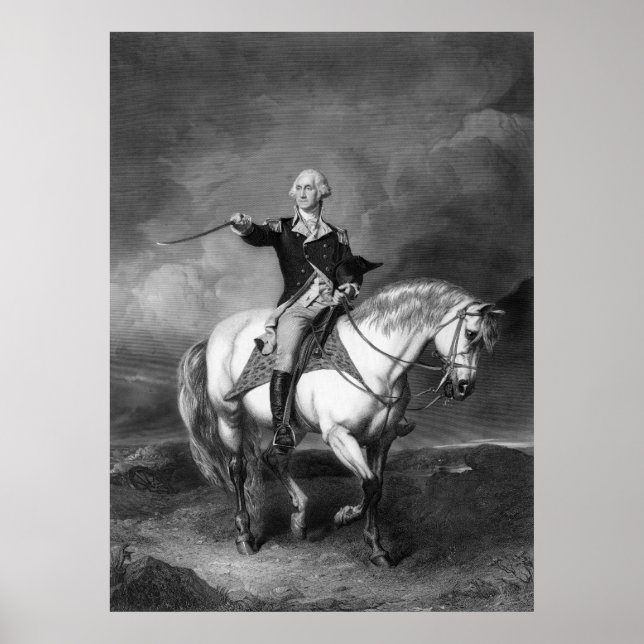 George Washington Salute poster/print Poster (Front)